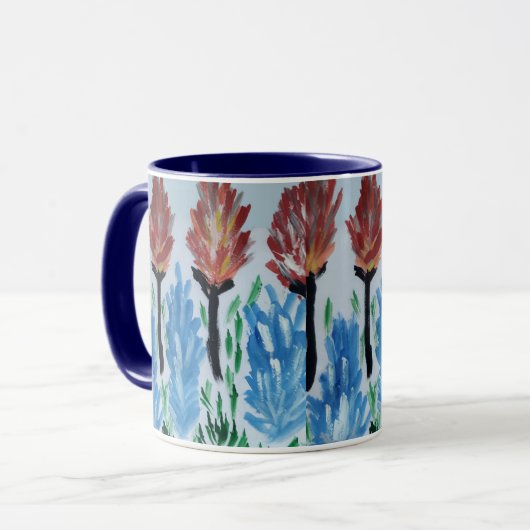 Blume Tasse (Vorderseite Links)