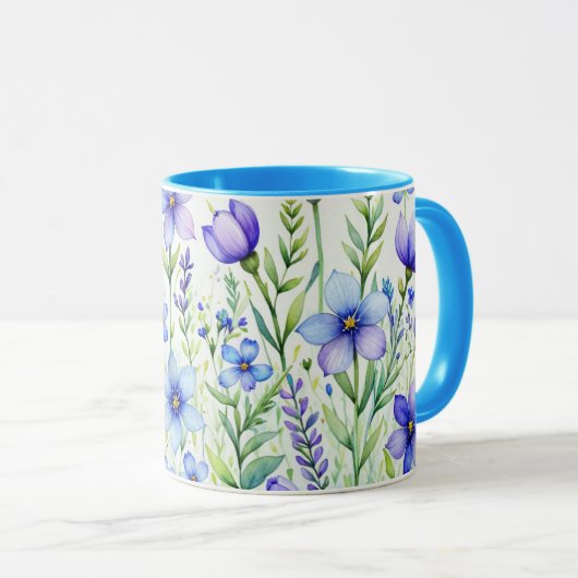 Blume Tasse (VorderseiteRechts)
