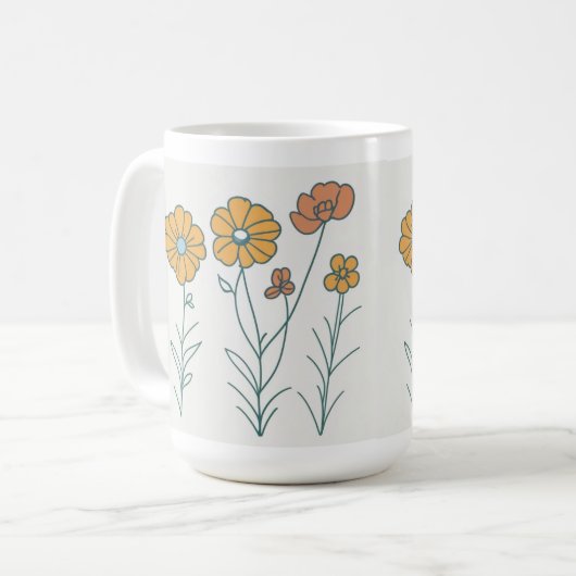 BLUME Tasse (Vorderseite Links)