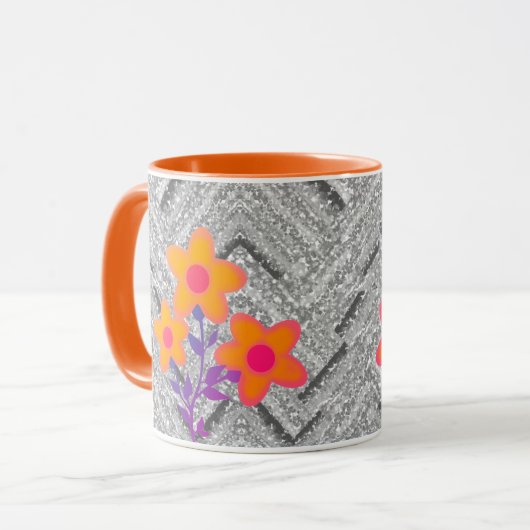Blume Tasse (Vorderseite Links)