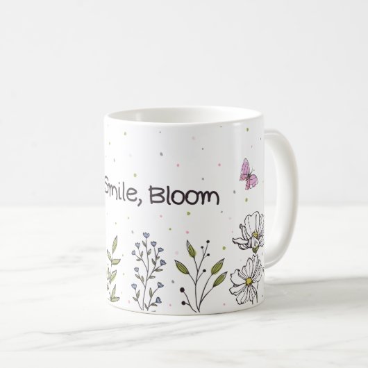 Blume Tasse (VorderseiteRechts)