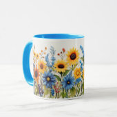 Blume Tasse, Kaffee Tasse, Milch Tasse, Tee Tasse (Vorderseite Links)