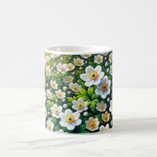 Blume Tasse mit Erdbeerwild Blume (Mittel)