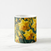 Blume Tasse mit hellgelben Daffodien (Mittel)
