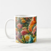Blume Tasse mit lebendigen Blume der Taglilie (Links)