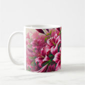 Blume Tasse mit leuchtend rosa Lilien (Links)