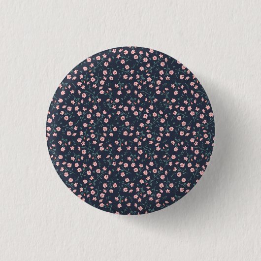 Blume Tattoos Button (Vorderseite)