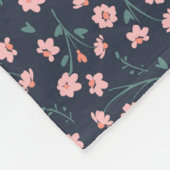 Blume Tattoos Fleecedecke (Ecke)