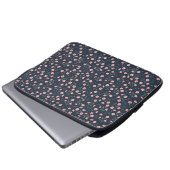 Blume Tattoos Laptopschutzhülle (Vorne Knopf)
