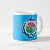 Blume Teapot Jumbo-Tasse (Vorderseite Rechts)