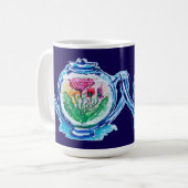 Blume Teapot Kaffeetasse (Vorderseite Links)