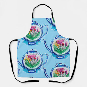 Blume Teapot Schürze