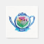 Blume Teapot Serviette (Vorderseite)
