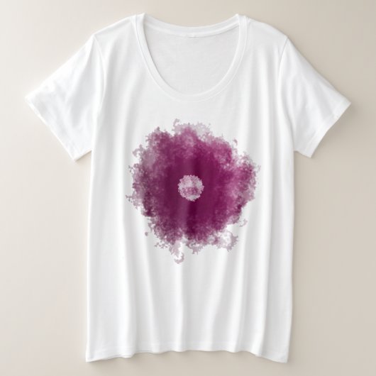 Blume Tee Digital Design (Design vorne)