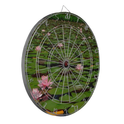 Blume-Teiches Dartscheibe (Vorderseite Links)