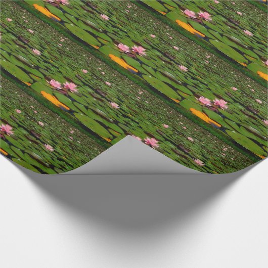 Blume-Teiches Geschenkpapier (Ecke)