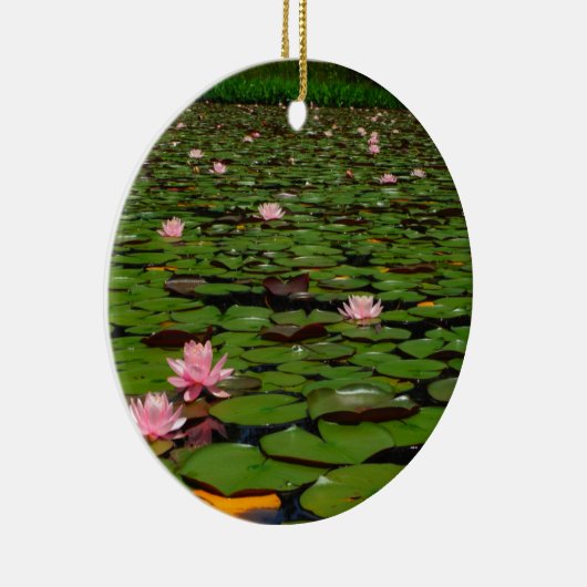 Blume-Teiches Keramik Ornament (Rechts)