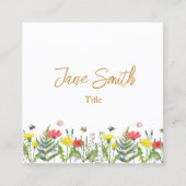 Blume Telefonnummerkarte (Vorderseite)