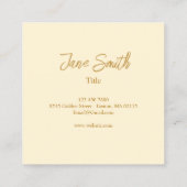 Blume Telefonnummerkarte (Rückseite)