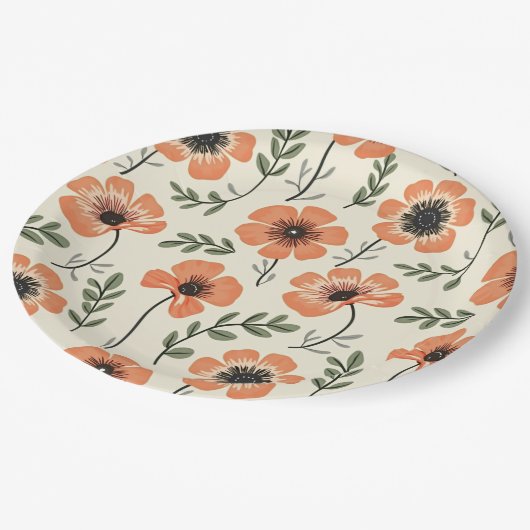 Blume Teller & Bowls (Schrägansicht)