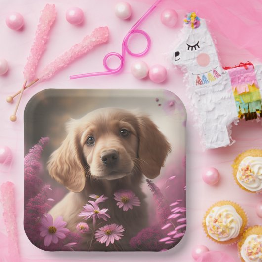 Blume-Teller Pappteller (Party)