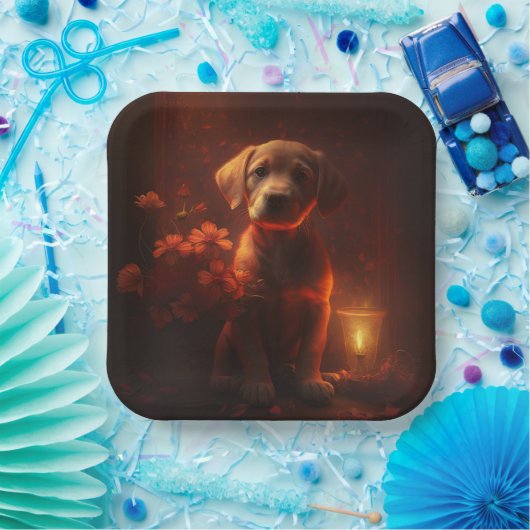 Blume-Teller Pappteller (Party)