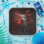 Blume-Teller Pappteller (Party)