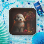 Blume-Teller Pappteller (Party)