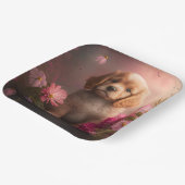 Blume-Teller Pappteller (Gewinkelt)