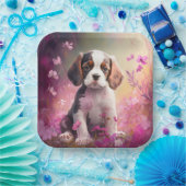 Blume-Teller Pappteller (Party)