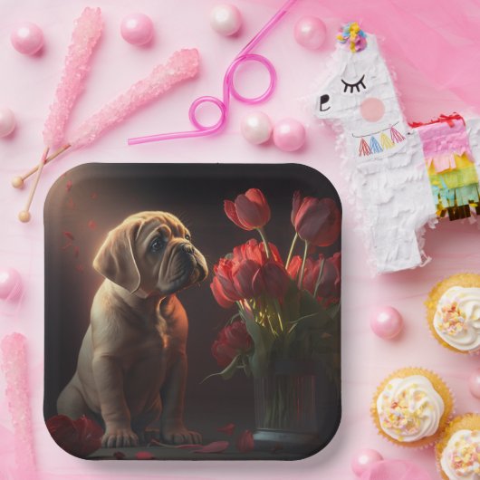 Blume-Teller Pappteller (Party)