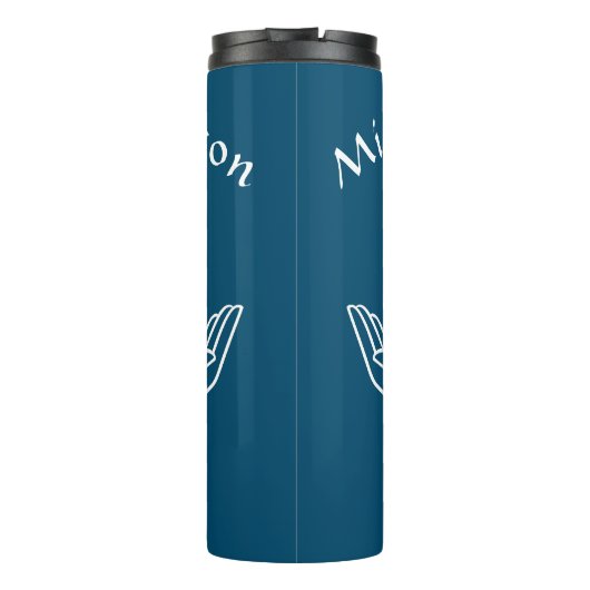 Blume Thermosbecher (Rückseite)