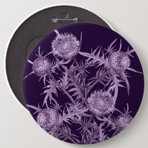 Blume THISTL violette Blume Button