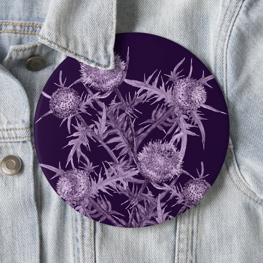 Blume THISTL violette Blume Button (Beispiel)