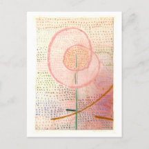 Blume "Thriving" von Paul Klee Postcard
