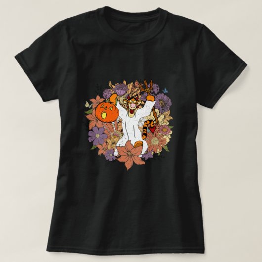 Blume-Tiger T-Shirt (Design vorne)