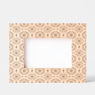 Blume-Tile-Muster Geätzte Rahmen