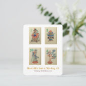 Blume Tiles - Erläuterung Einladung (Stehend Vorderseite)