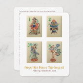 Blume Tiles - Erläuterung Einladung (Vorne/Hinten)