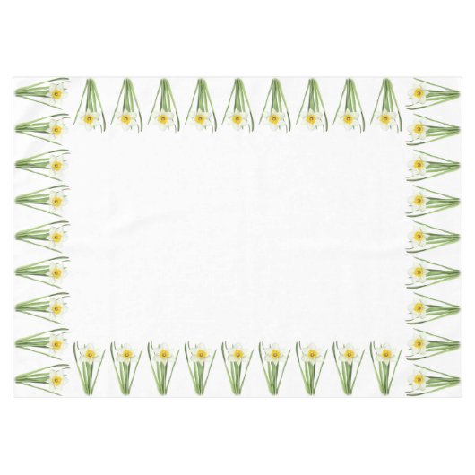 Blume Tischdecke (Vorderseite (Horizontal))