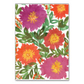 Blume Tischnummer (Rückseite)