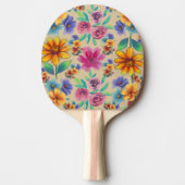 Blume Tischtennis Schläger (Vorderseite)