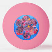 Blume Tischtennisball (Rückseite)