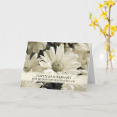 Blume Tochter & Sohn im Jura Hochzeitstag Karte (Gelbe Blume)