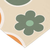 Blume Tokio Floral Art Retro Blume Kurzer Tischläufer (Ecke)