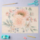 Blume Tone Wasserfarben Garten Entdeckungsreise Seidenpapier (Basteln)