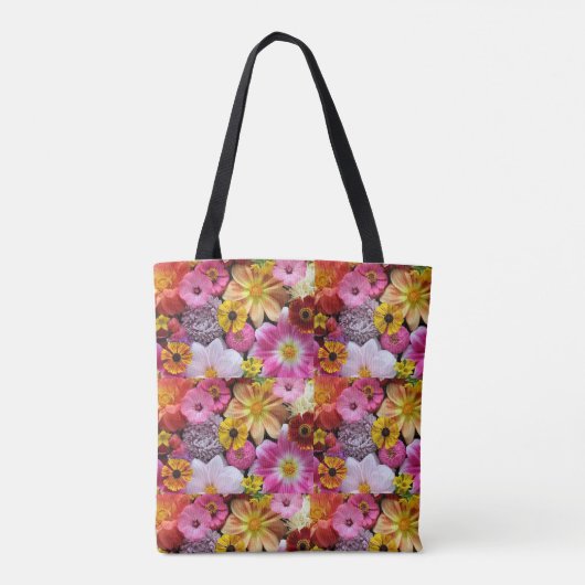 Blume Tote Bag Tasche (Rückseite)