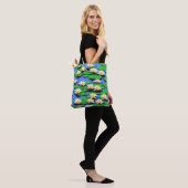 Blume Tote Bag Tasche (Am Model)