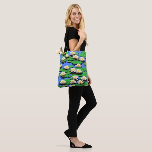 Blume Tote Bag Tasche (Am Model)