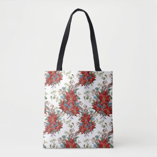 Blume Tote Tag Tasche (Vorderseite)